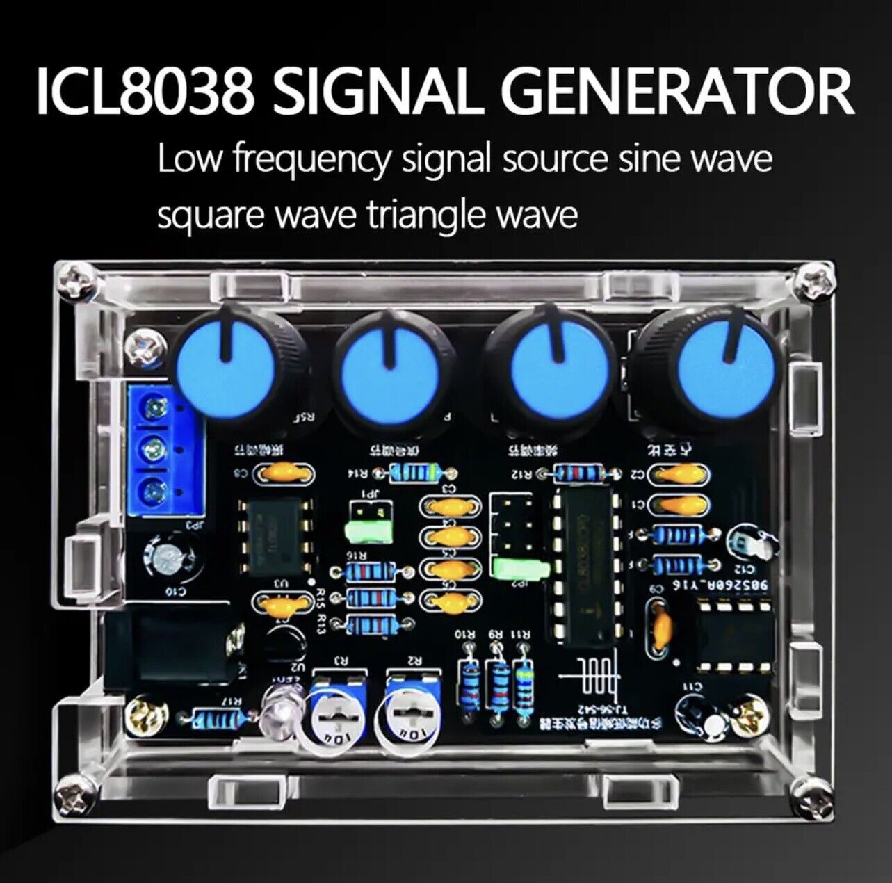 ICL8038 Signal Generator Square Wave Multi-Function 5~400kHz Adjustable DIY Kit