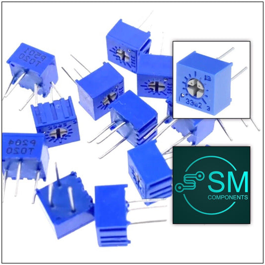 3362P Trimmer Potentiometer 13 Values 13 Piece Variable Resistor 100R-1M DIY Kit