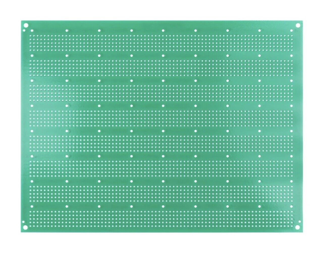 1 X Single Side FR4 DIY Breadboard Style Prototype 2.54mm Universal PCB 20x15cm