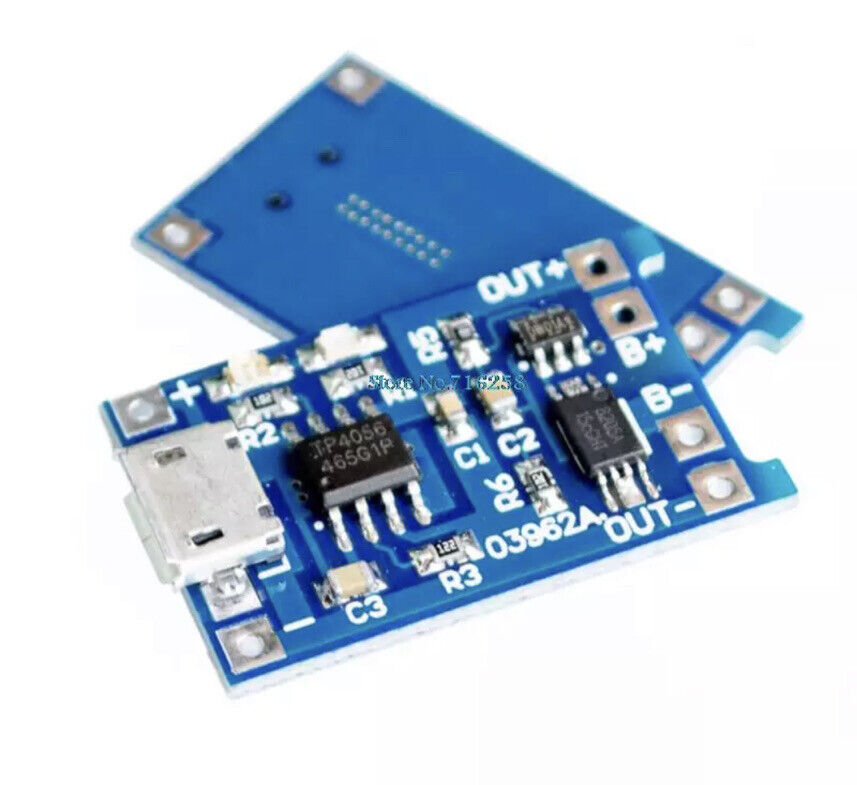 4PCS TP4056 with Battery protection LIPO Charger Module Board MICRO-USB Kit