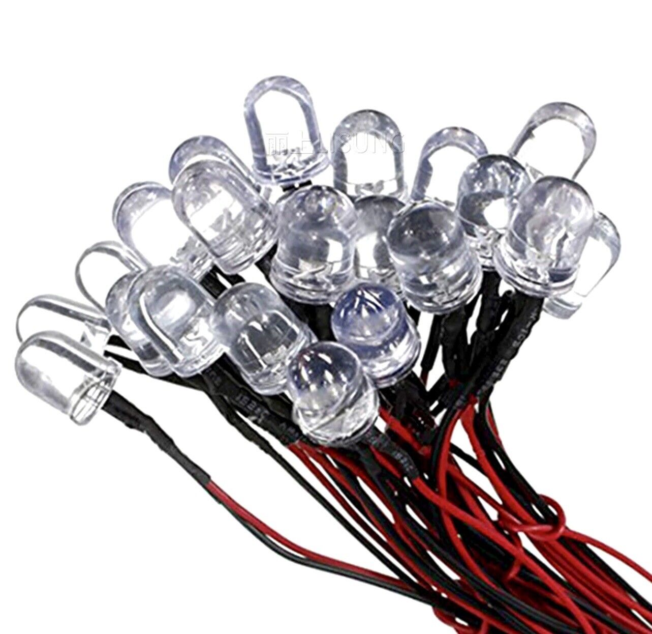 10PCS 10mm LED Prewired Light Emitting Diode LED Single Colour  DC12V DIY Hobby