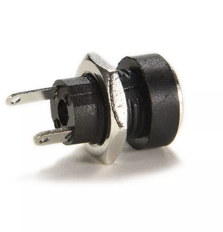 5PCS DC Power Supply Sockets 5.5 X 2.1mm Jack Female Panel Mount Connector