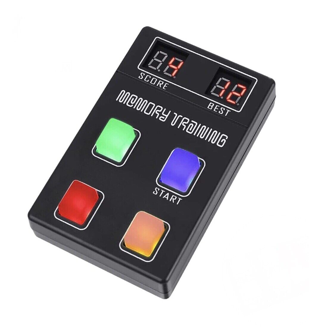 DIY Memory Game Console Electronic Kit LED Training Competition DIY Kit Inc Case
