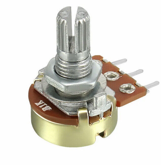10PCS 10 Values WTH-148 Single 3 Pin Potentiometer Kit B1K-B1M Inc Knobs & Case