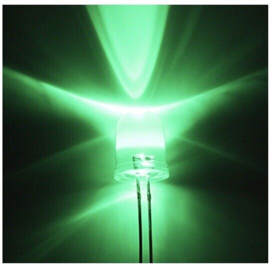 10pcs 10mm 12V Prewired 1.5Hz FLASHING Clear Top Leds All Colours Hobby DIY