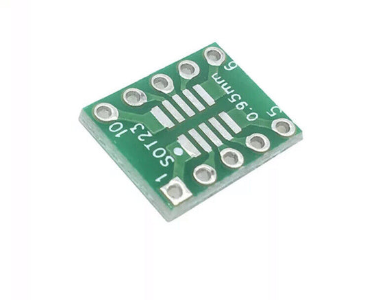 15pcs SOT23 MSOP10 to DIP Transfer Board DIP Pin Board DIY Adapter FR4
