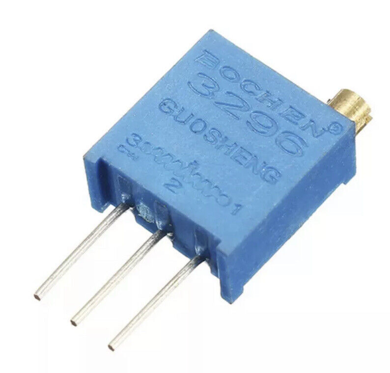 50PC 3296W Bourns Style Trimmer 10 Value 500R-1M Potentiometer Resistor Inc Case