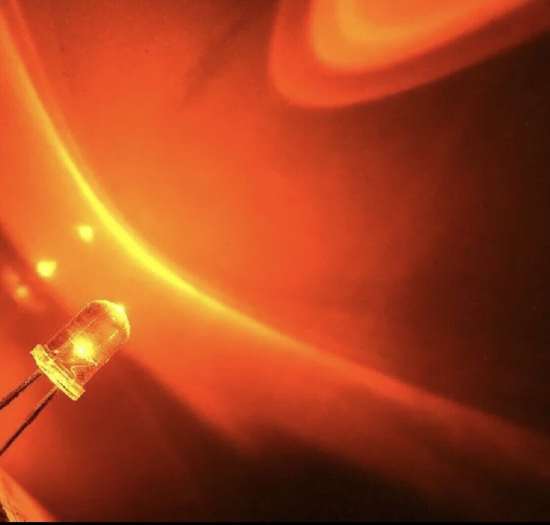 3mm 100pcs Orange LED Flicker Flame Diodes DIY Candle Light Emitting Diodes