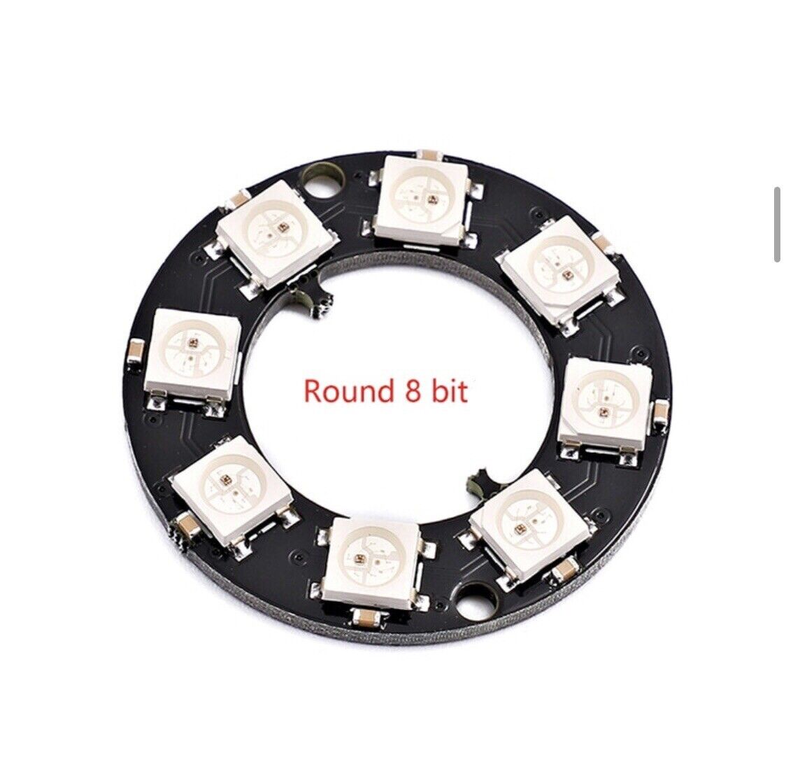 WS2812B RGB LED Full Round Panel Individually Addressable Full-Colour 93 Bit DIY