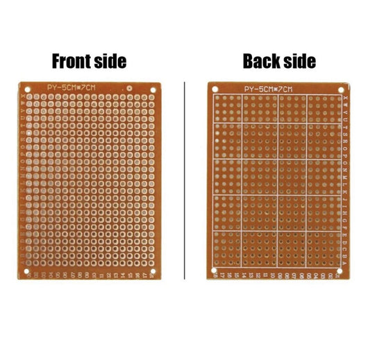 10PC 5x7cm FR-2 Prototype Perfboard Universal Circuit Paper PCB Board Breadboard