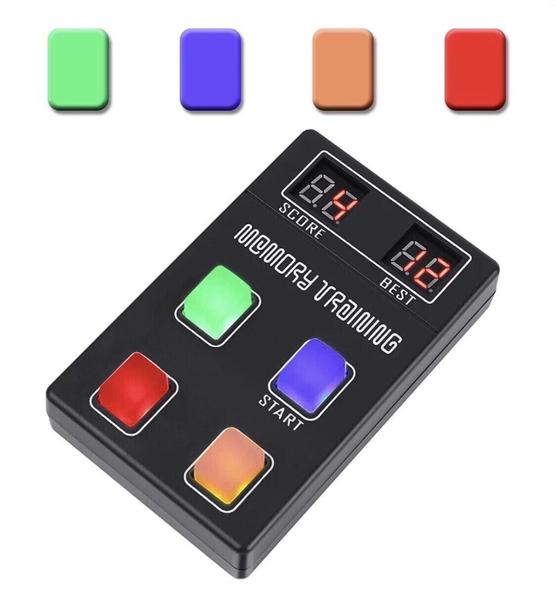 DIY Memory Game Console Electronic Kit LED Training Competition DIY Kit Inc Case