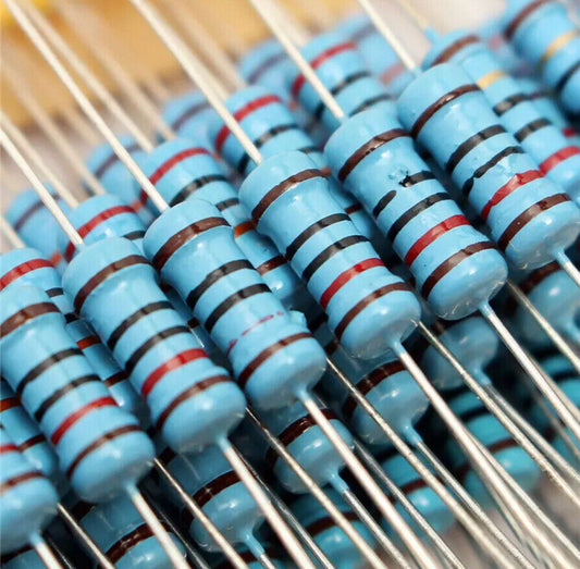 210PCS 2 Watt 21 Values 0.1-0.91 Ohms 1% Metal Film Precision Resistor kit DIY