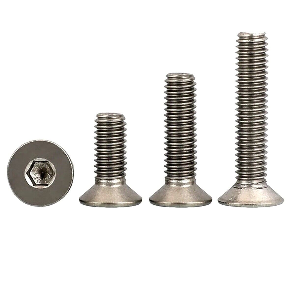 5-10PCS X Titanium Countersunk & Button Head Screws & Nuts Pure Grade ...