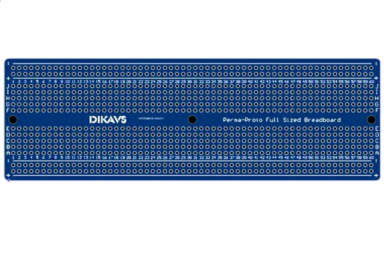 1PC 157x51mm Double Sided FR4 Breadboard Prototype PCB Solder Board All Colours