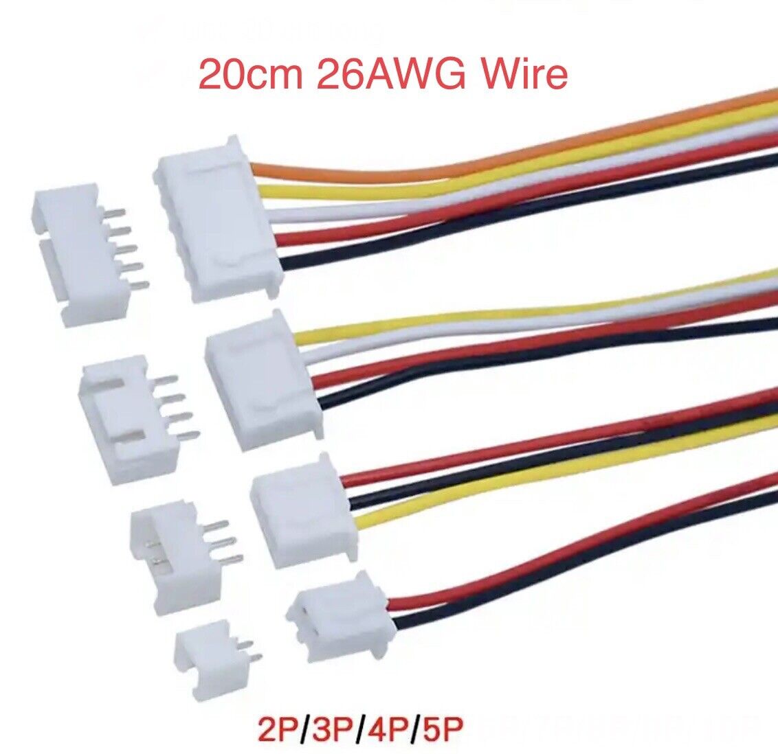 Kit 80 terminali connettori jst JST-XH passo 2,54mm 2 3 4 5 pin maschio femmina Kit 80 terminali connettori jst JST-XH passo 2,54mm 2 3 4 5 pin maschio femmina