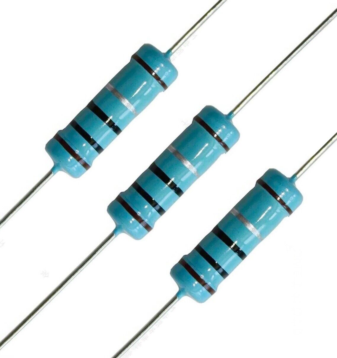 5Pcs 5W 5 Watt Metal Film Resistors MFR Power Resistors ±1% 1-2.2MΩ Replacement
