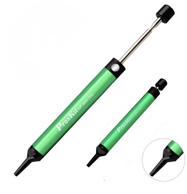 Aluminium Alloy Suction Remover Sucker DP-366I Tin Suction Pump Desoldering DIY