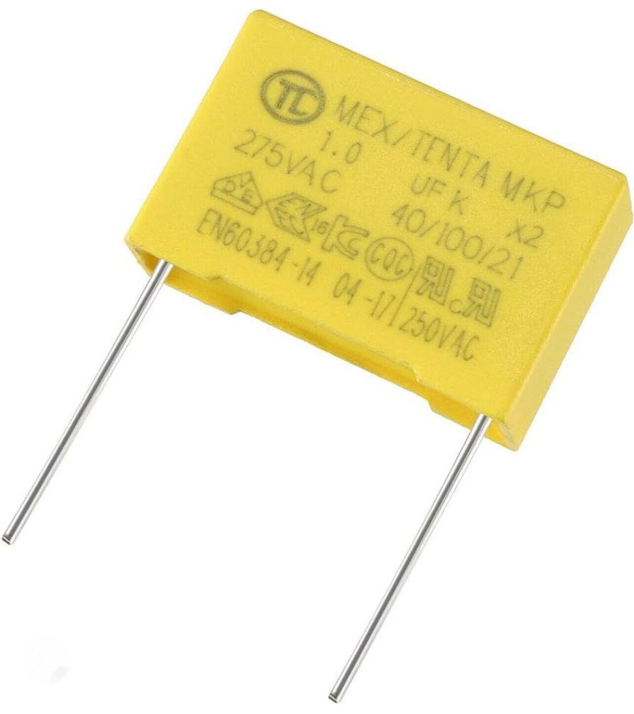 5 X 0.22uF-2.2uF 275V AC X2 SAFETY CAPACITORS Polypropylene Film Capacitors ±10%