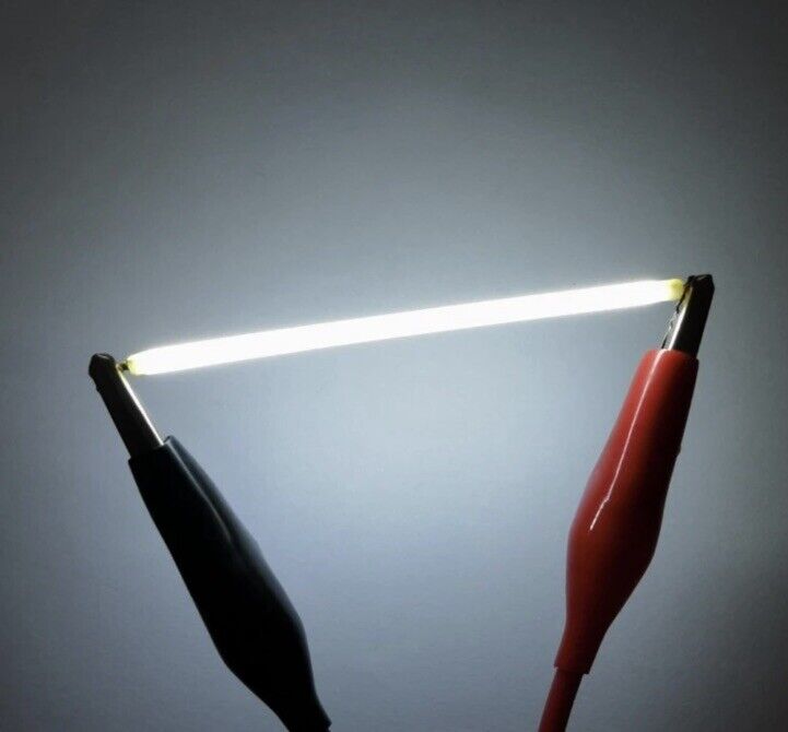 10PCS DC3V 68mm LED Filament COOL WHITE Rigid Silicone Led Light Emitting Diodes