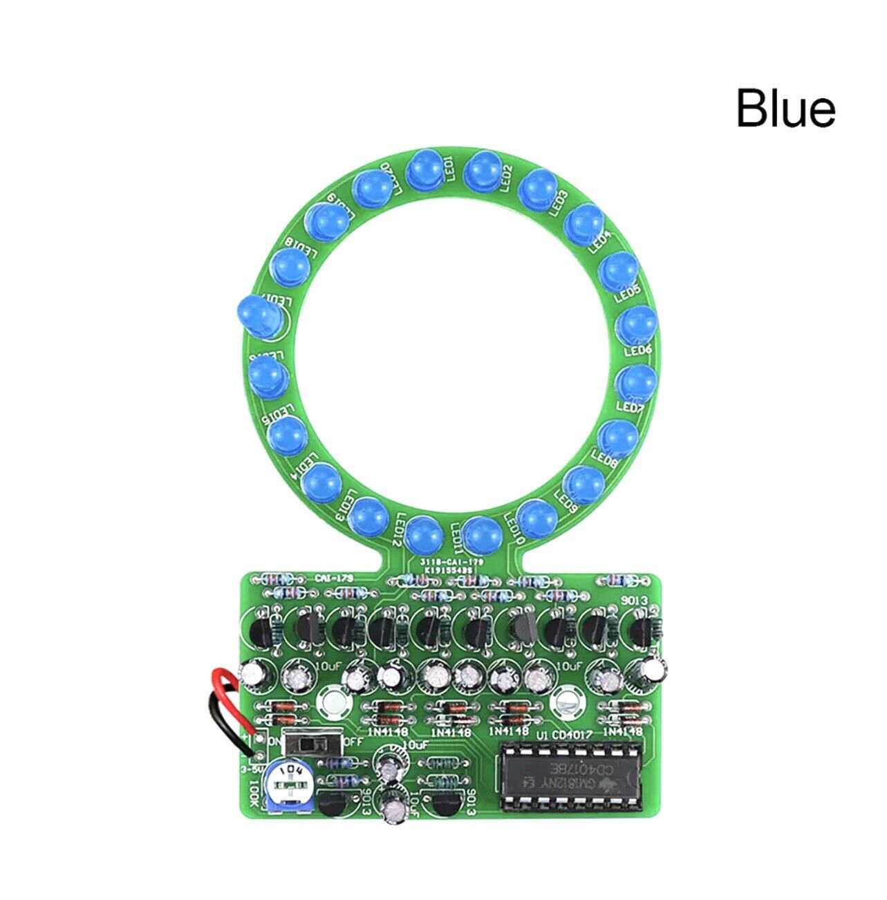 DIY Electronic Gradient Practice Soldering Kit Tracking Fading LED Lights DIY
