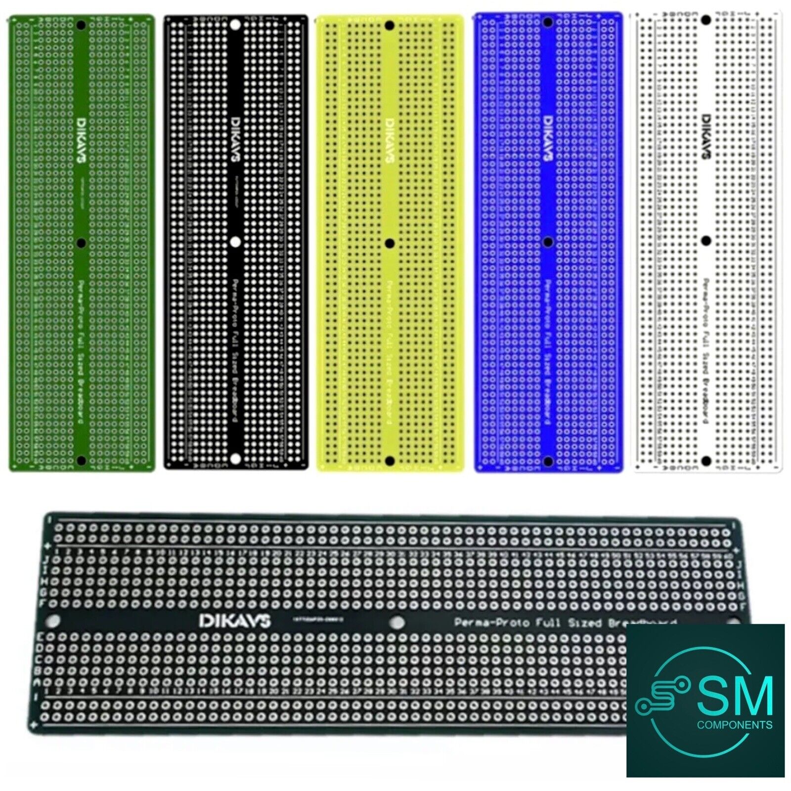 Sloder Board 1PC 157x51mm Double Sided FR4 Breadboard Prototype PCB Solder Board Al ...
