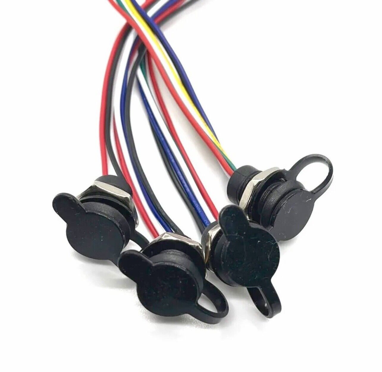 5 x 11mm Female USB Type C 2P 4P 5P 6P Waterproof Prewired Charging Jack DIY