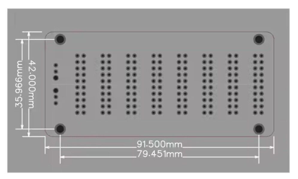 DIY 7 Decade Resistor Board OΩ-9999999Ω 1 Ω Resolution Programmable Resistance