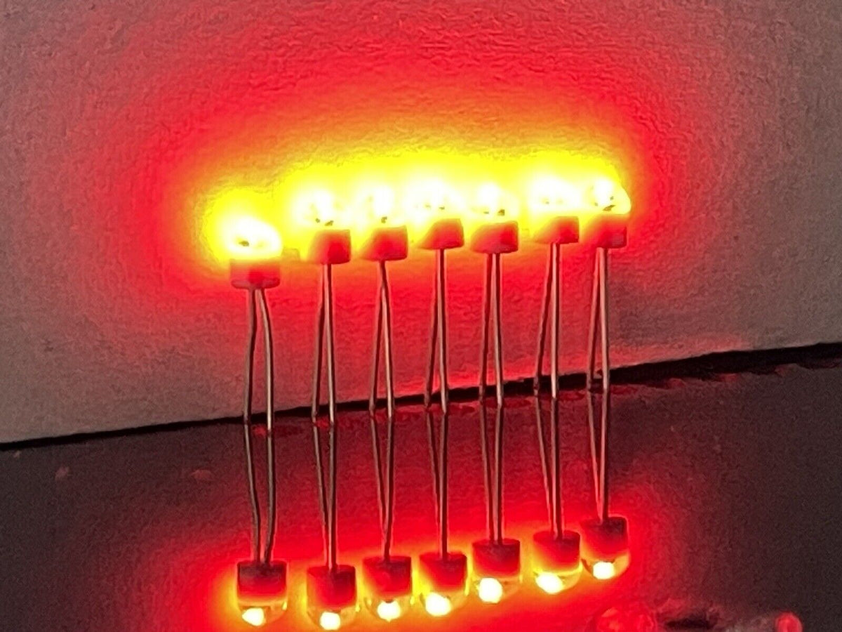 Ssl Led Modules 20 x LUMEX SSL-LX203 2mm RED LED Light Emitting Diodes Ceramic Base Ho ...