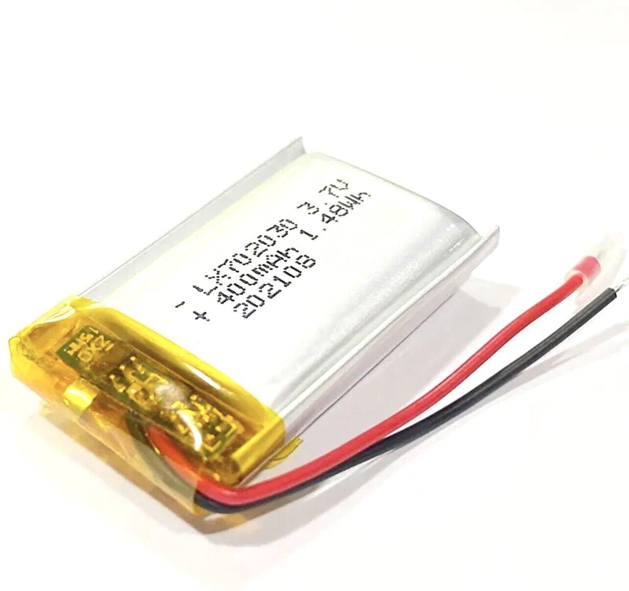 1 X Polymer Lithium Ion Battery LiPo 400mA 3.7V 702030 7X20X30 Inc Protection