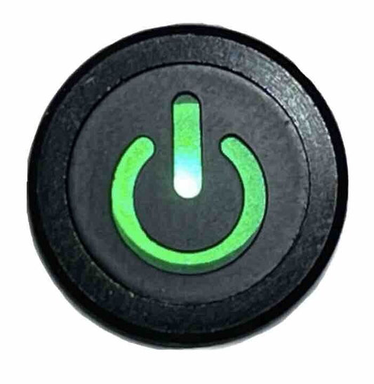14mm GREEN POWER ON Dash Panel Warning Pilot Light Indicator Lamp Car 12V-36V