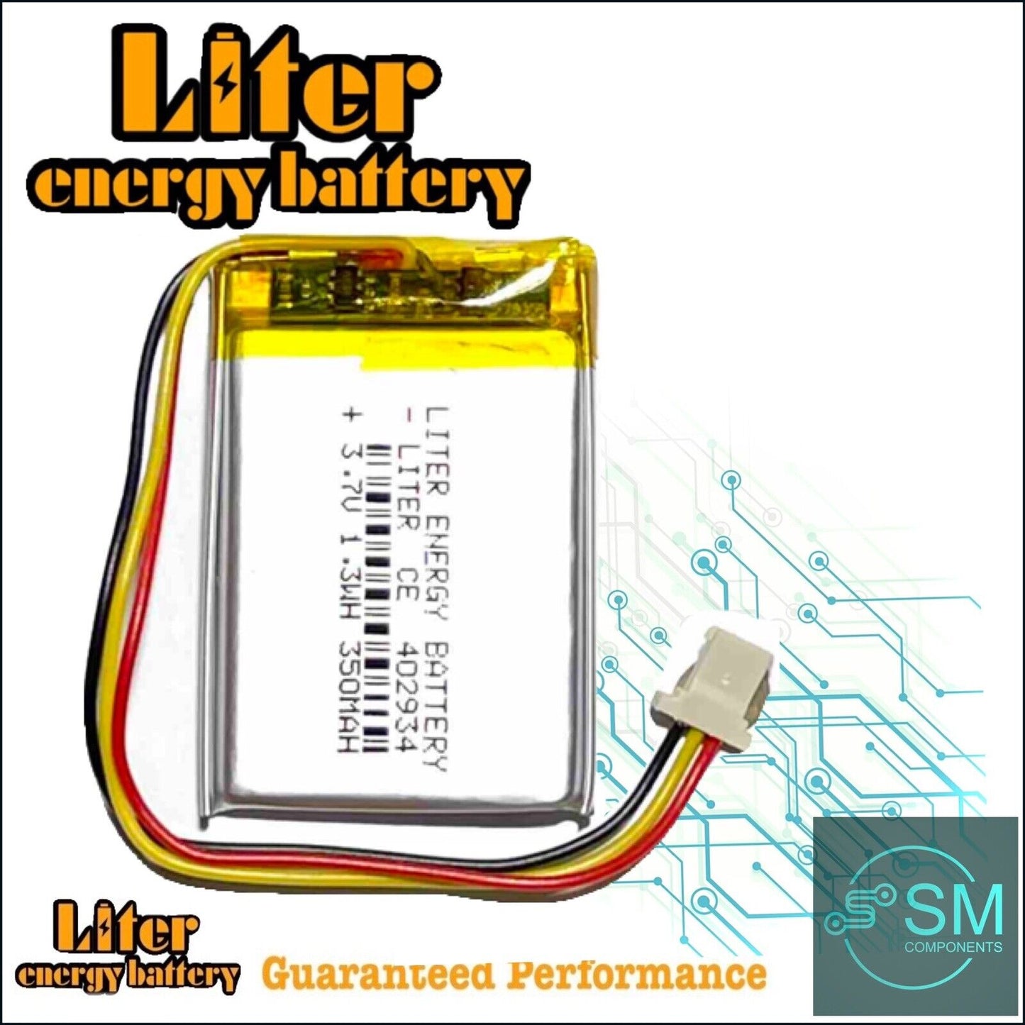350mAh Battery for MGI Zip Navigator G4,G6,G800 Quad Remote controller NA7105