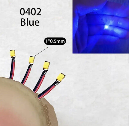 2-20 PCS Pre-Soldered Micro Litz Wired Leads SMD Led 0402 0805 Inc Resistors 12VDC