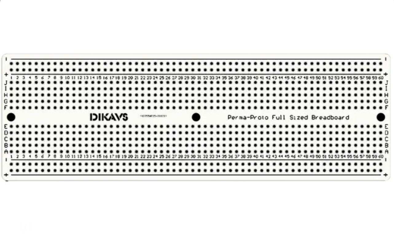 1PC 157x51mm Double Sided FR4 Breadboard Prototype PCB Solder Board All Colours