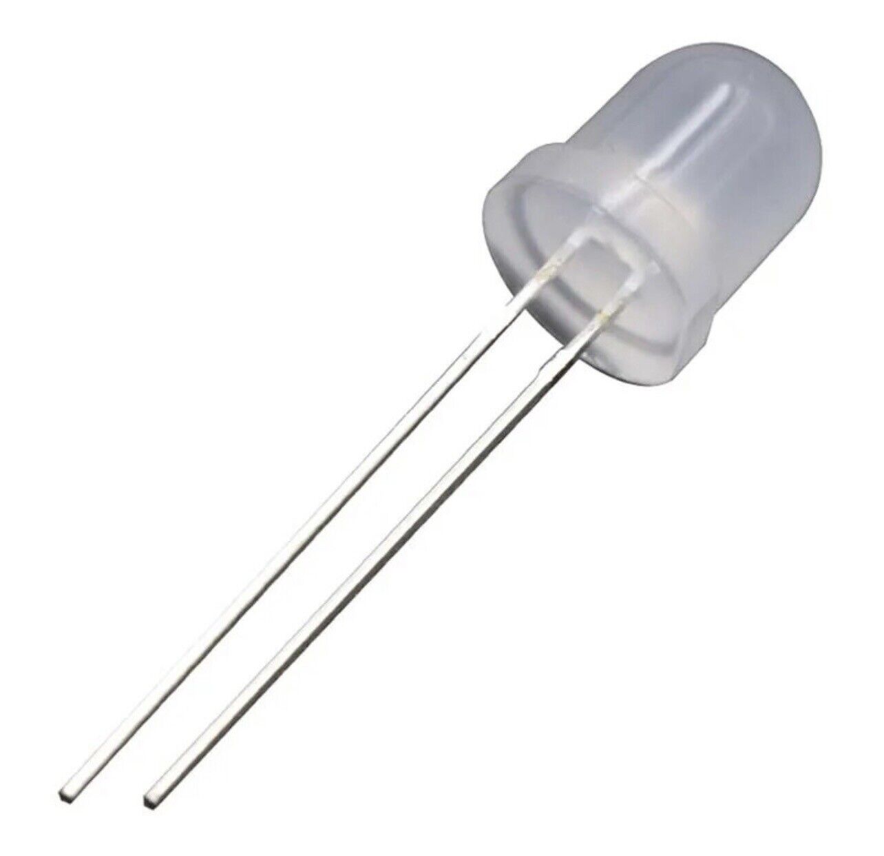 50pcs 8mm F8 Milky Diffused Round Top LEDS Light Emitting Diodes Super ...