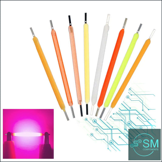 10Pcs DC 3V 100mA LED 26mm PINK Silicone Filament Led Light Emitting Diodes