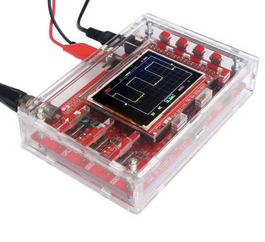DSO138 2.4" TFT DIY Unassembled Digital Oscilloscope Kit (1Msps) + Probe + Case