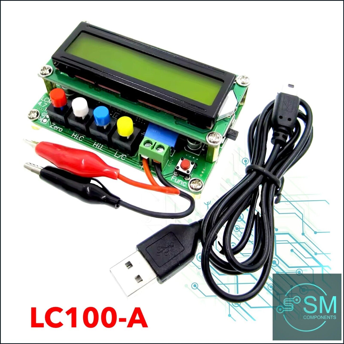 Precision Digital LC100-A LCD High Inductance Capacitance L/C Meter Tester DIY
