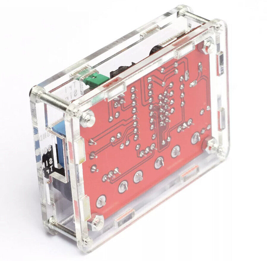 Precision Function Signal Generator DIY Kit 1Hz-1MHz Adjustable Frequency + Case