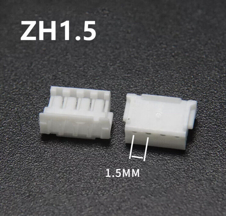 80 Sets ZH1.5mm Kit 2/3/4/5Pin Metric Pitch Terminal Header Wire Connects DIY