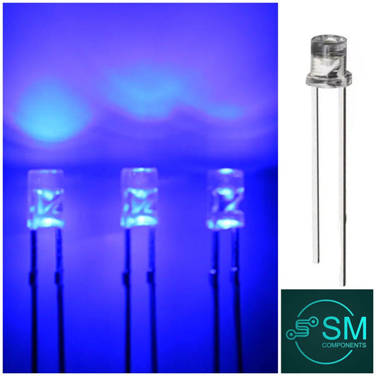 3mm Flat Top LED's – SM Components