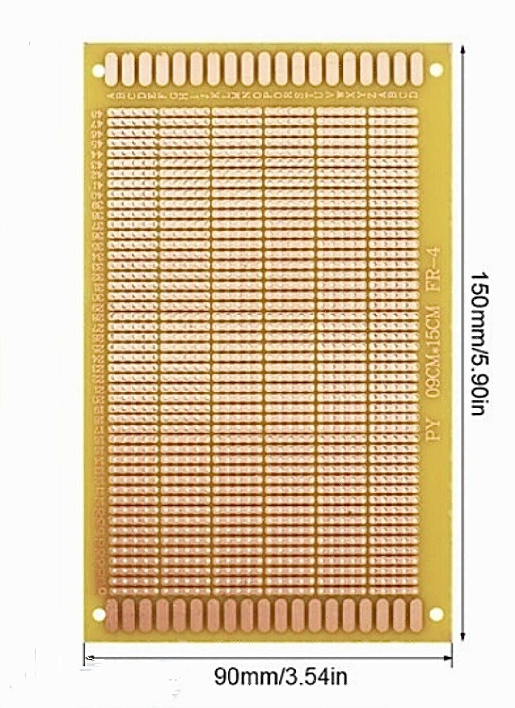 2 X DIY 9 x 15cm FR4 Universal Circuit PCB Board Breadboard Strip Prototype
