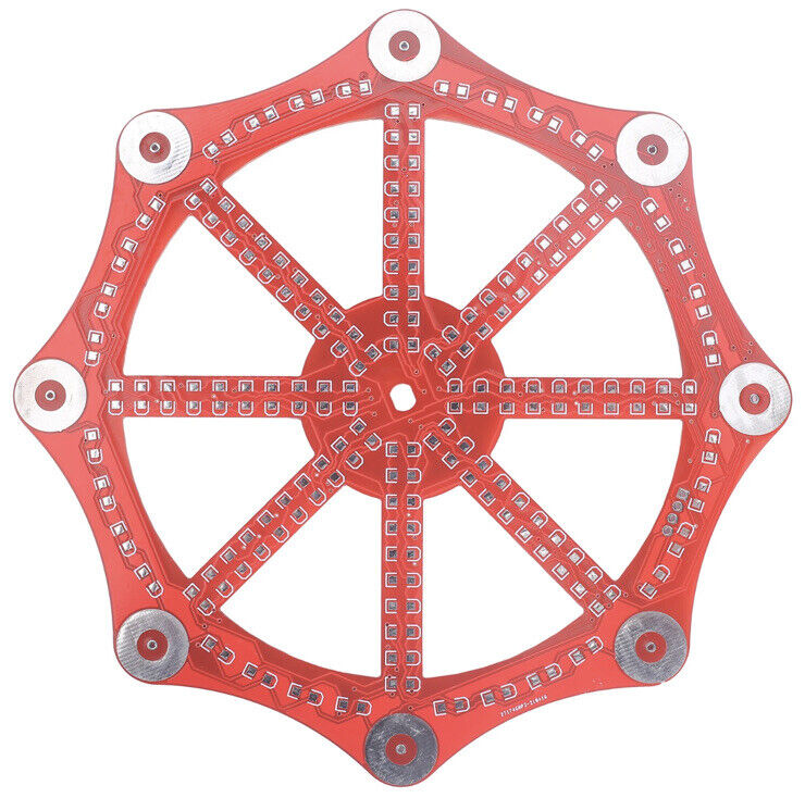 DIY Rotating Ferris Wheel KIT Colourful LED Lights SMD Practice Includes Motor