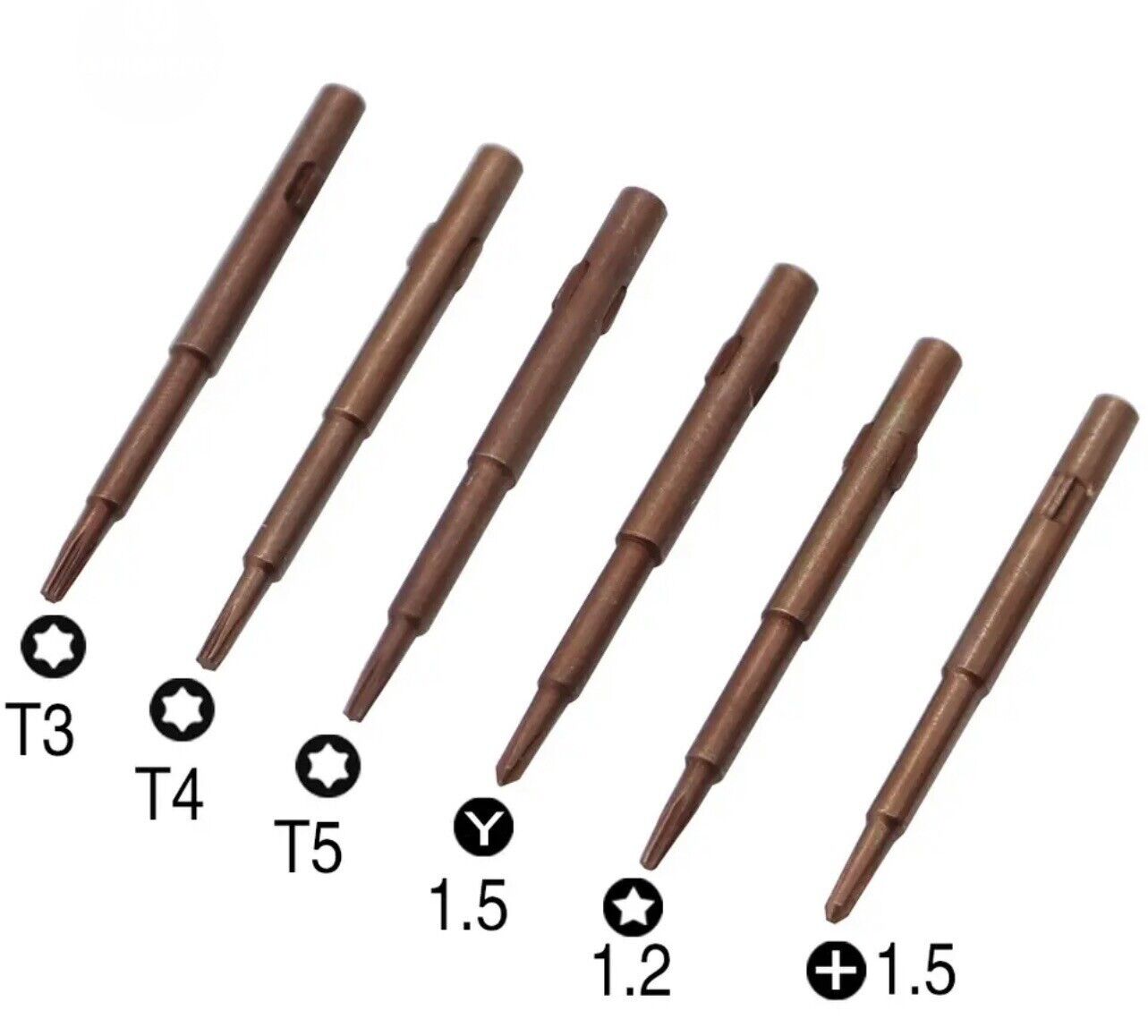 Phonefix Mini Fix Cell Phone Repair Tool Kits 12pc Screwdriver Set Point Star