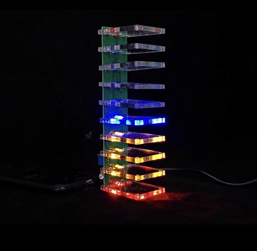 Sound Control Column Voice VU Tower DIY Practical LED Music Crystal SMD Parts