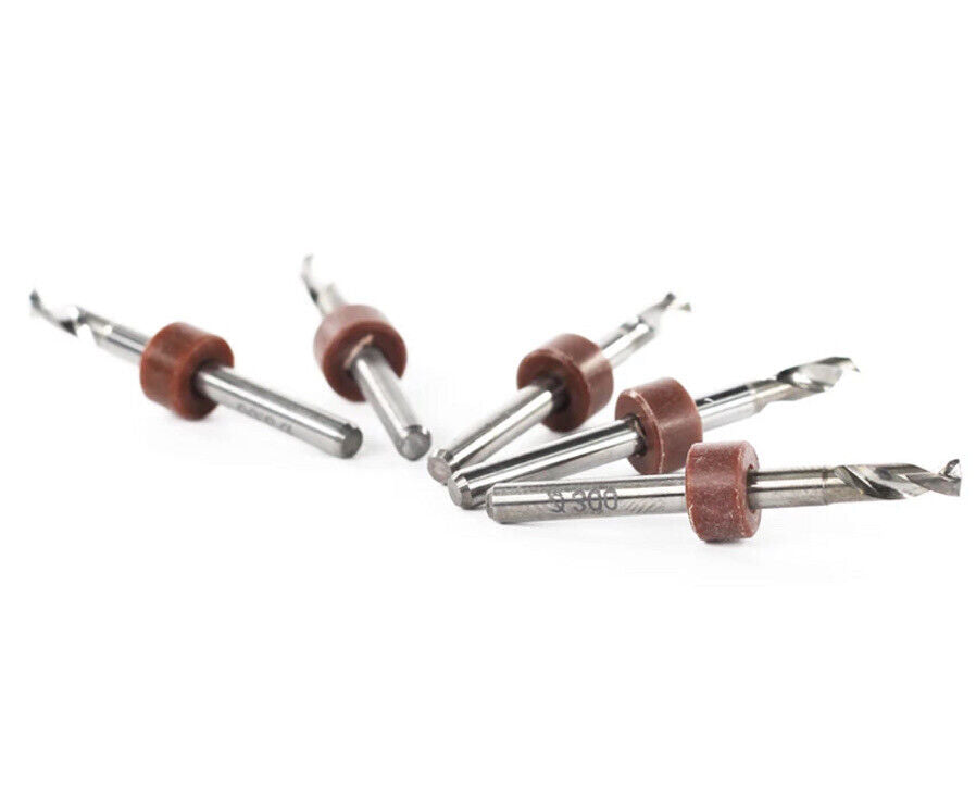 10Pcs 3.1mm PCB Print Circuit Board Tungsten Carbide Mini Micro Drill Bit Set