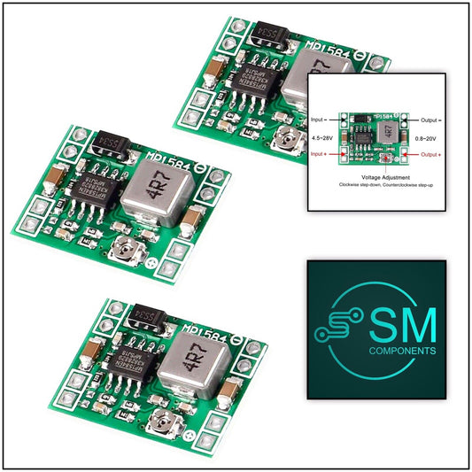 MP1584EN 4.5-28V to 0.8-18V 3A DC-DC Adjustable Converter Step Down Module DIY