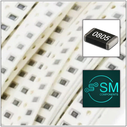 100PCS 0805 Resistor 1/8W SMD SMT Single Values 0R - 1MOhm +- 5%
