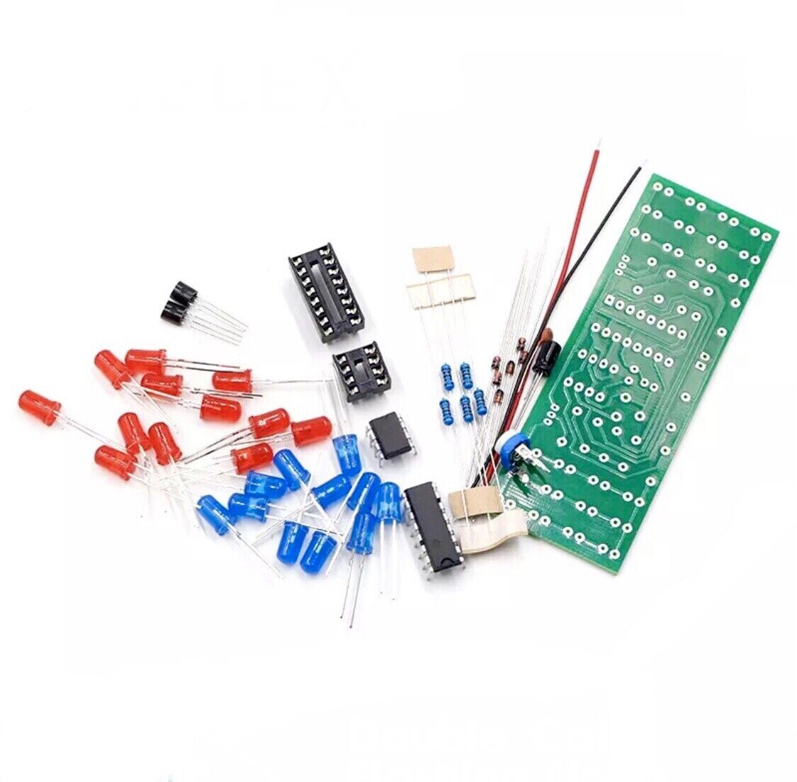 Kit D’entraînement Soudure SMD LED NE555 – Lot De 2 Cartes électroniques, 250 Composants, Pratique DIY