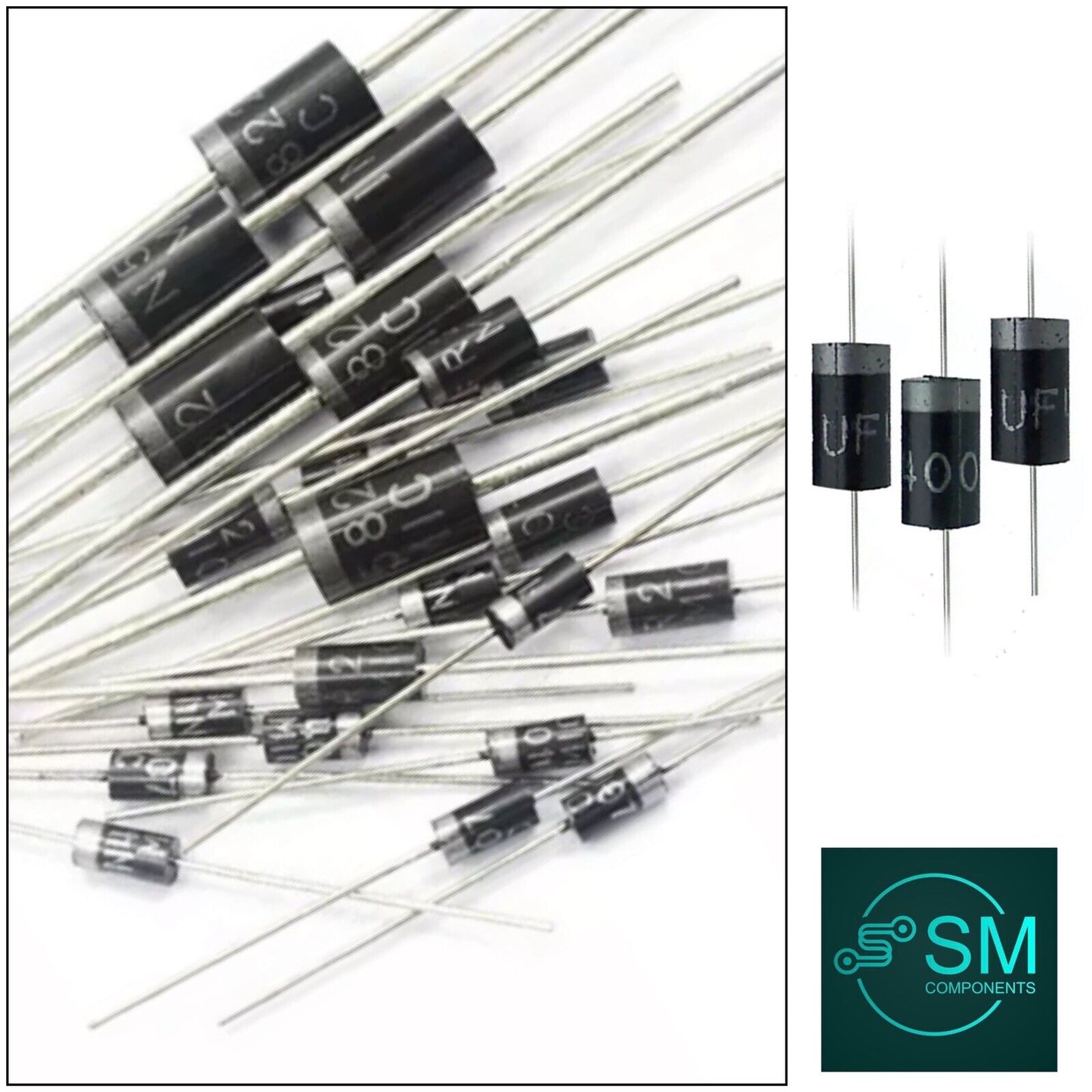 Diode Kit FR107 FR207 1N4148 1N4007 1N5819 1N5399 1N5408 1N5822 8value ...