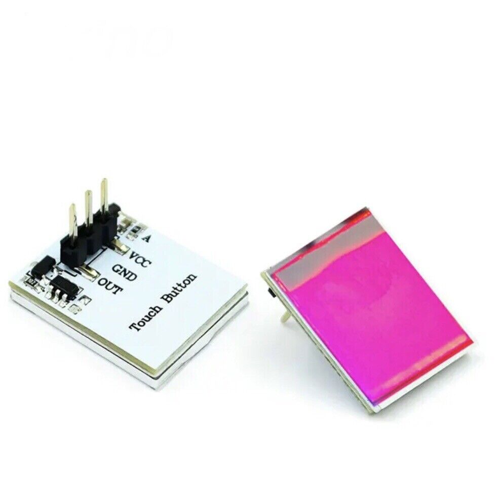 2PCS Capacitive Touch Switch Button RED LED Sensor Module HTTM DIY Kit